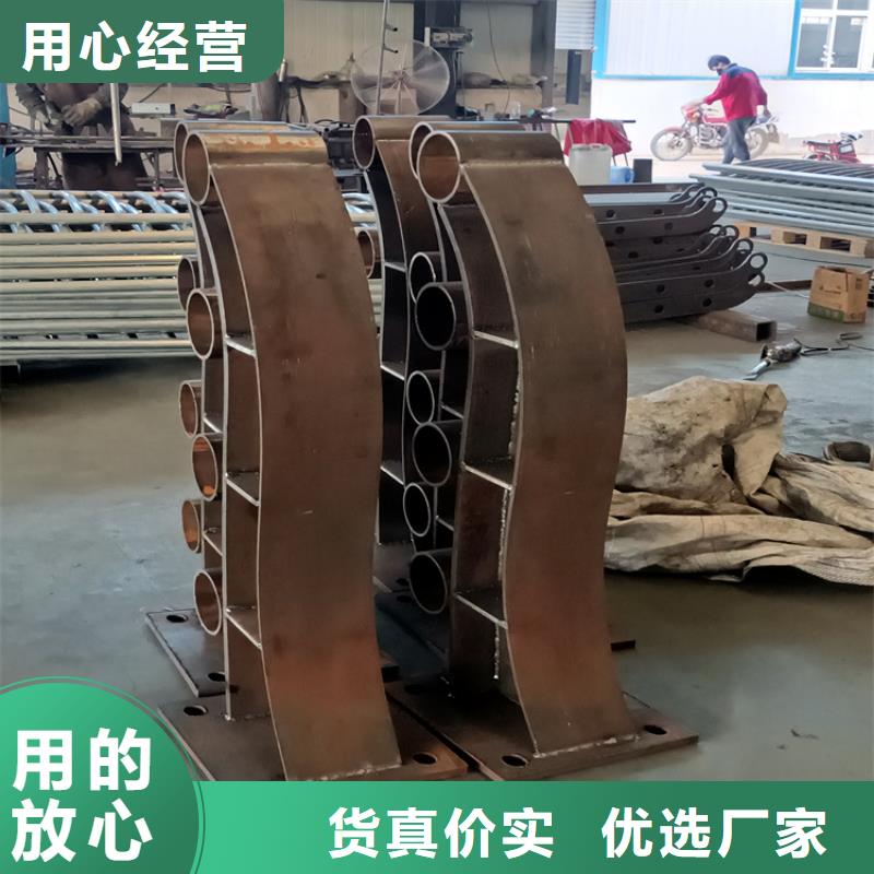304不锈钢复合管景观护栏河道底护栏每个细节都严格把关