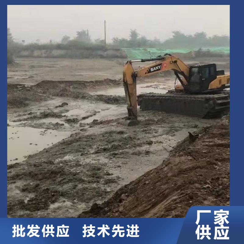 河道清淤挖掘机租赁施工队伍精心打造