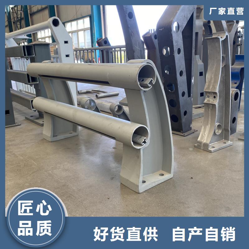 防撞护栏上的钢管栏杆生产设备先进实力工厂