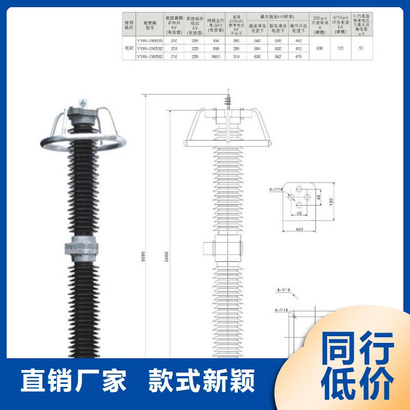 避雷器YH10WZ2-51/122S【羿振电力】优质工艺