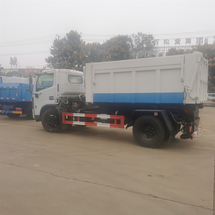 环卫粪水处理车-勾臂箱式15吨粪肥转运车批发材质实在