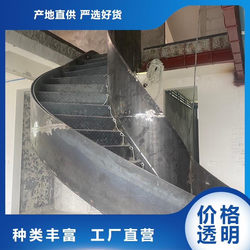 大理州商业售楼处旋转钢结构梯上门安装厂家直销供货稳定