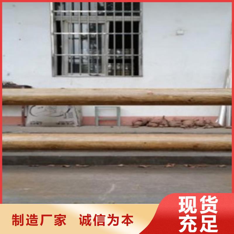 钢背木护栏防撞护栏款式多样实地大厂
