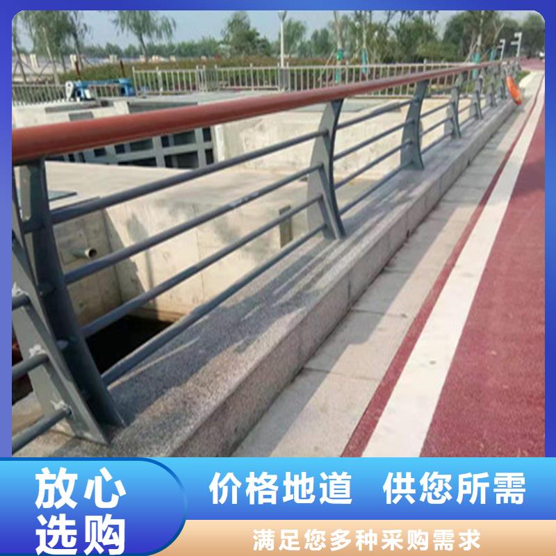 钢管氟碳漆桥梁防撞护栏展鸿护栏交货期短快速发货
