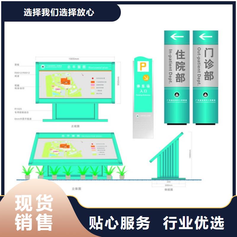 小区导视牌标识发货及时当日价格