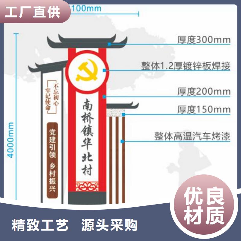 不锈钢美丽乡村标牌直销价格准时交付