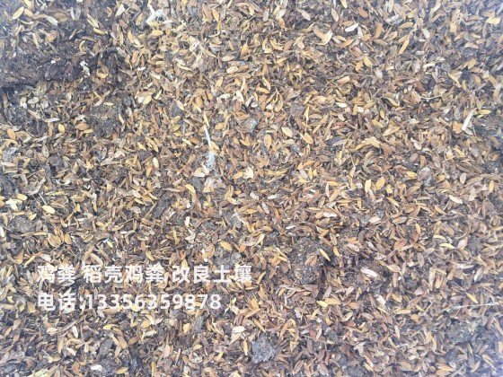 稻壳鸡粪肥沃土壤同城货源