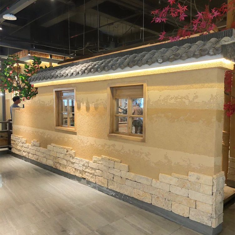 仿夯土稻草泥全包施工质优价廉本地货源