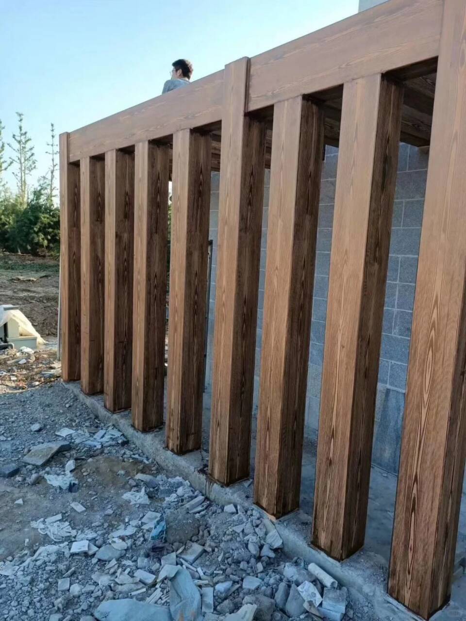 仿古园林建筑木纹漆批发厂家