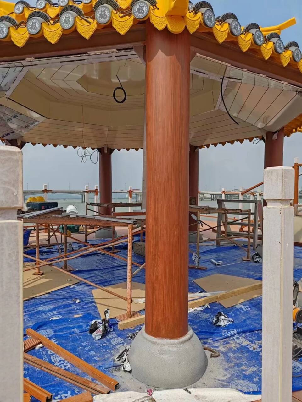 仿古园林建筑木纹漆施工多少钱本地厂家