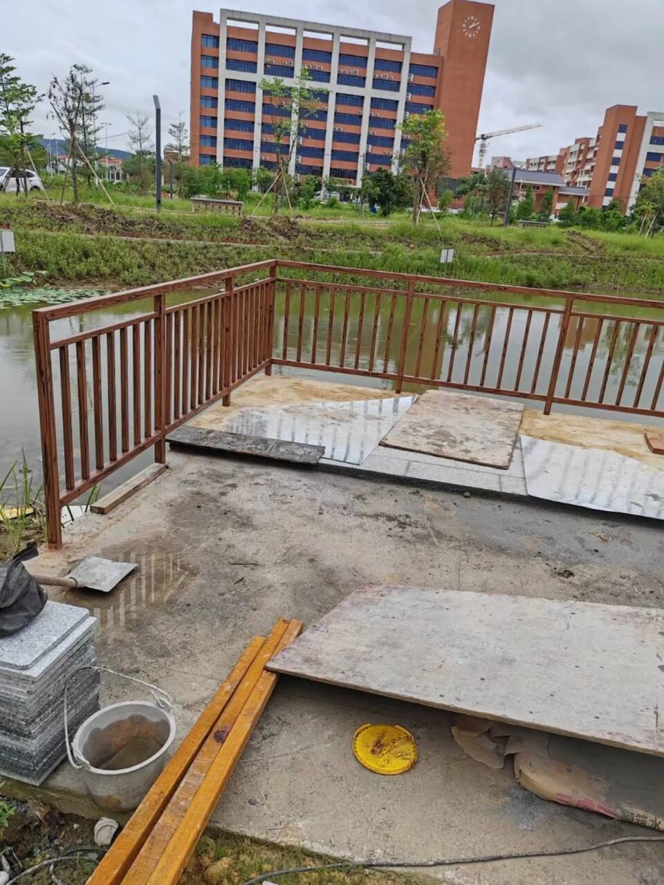 仿古园林建筑木纹漆包工包料好产品放心购