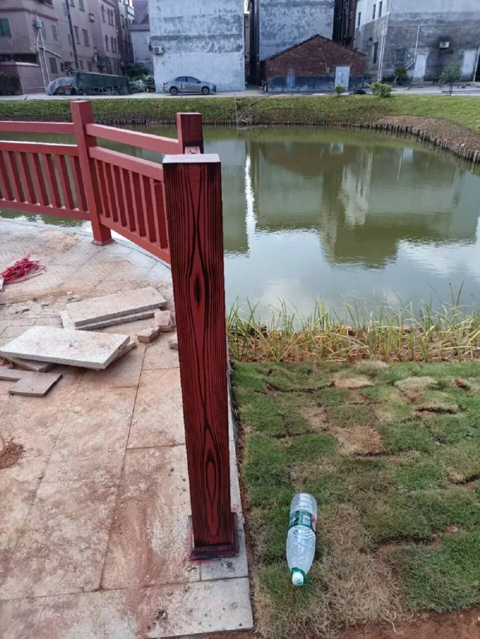 水性环保木纹漆，凉亭花架木纹漆，仿木纹漆厂家批发细节展示