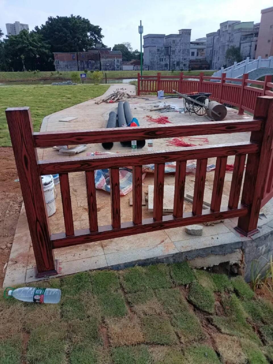 仿古园林建筑木纹漆批发价格源头工厂