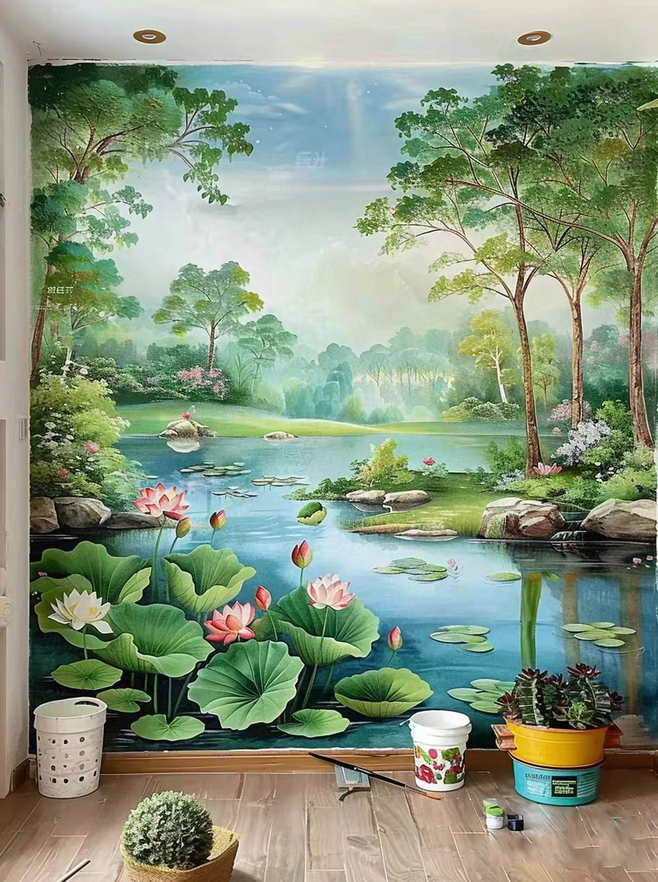 徐州睢宁美丽乡村彩绘手绘墙绘画艺术创作