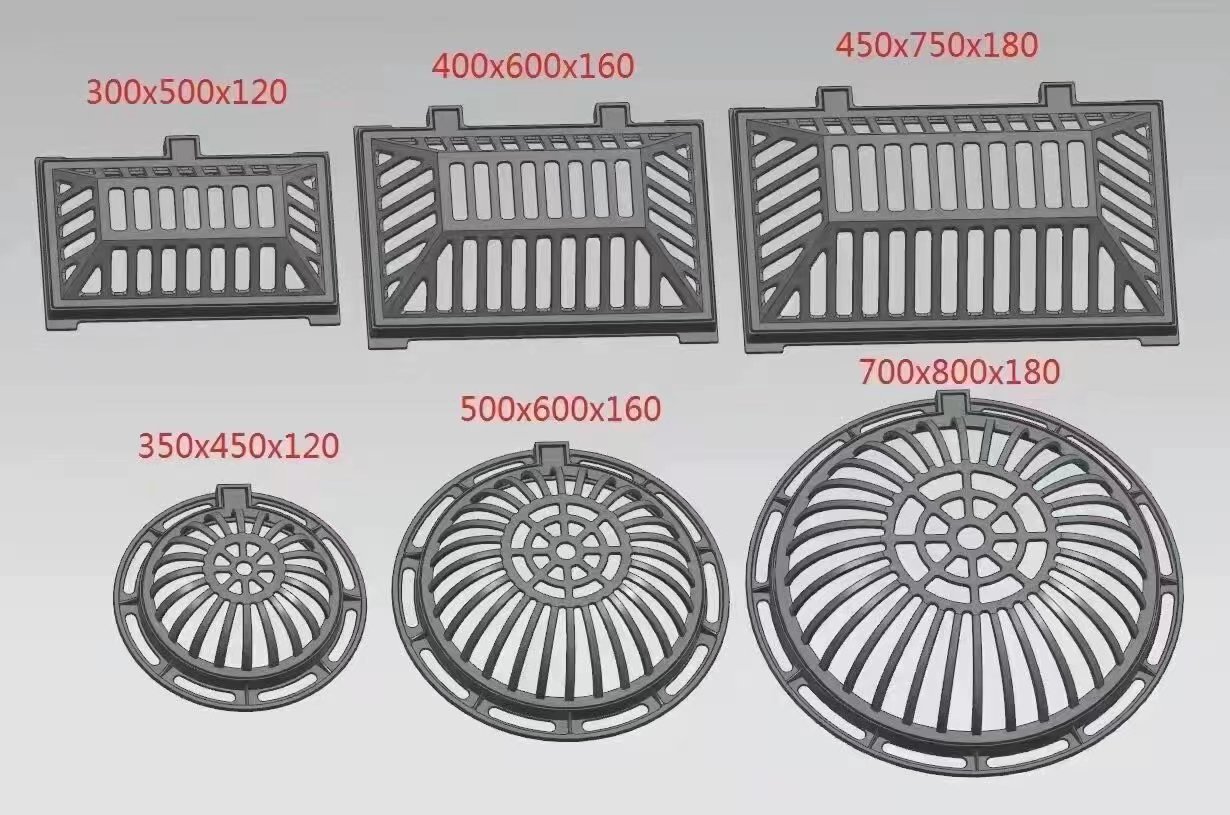 铸铁雨水篦子400*600优质货源建通铸造厂家本地经销商